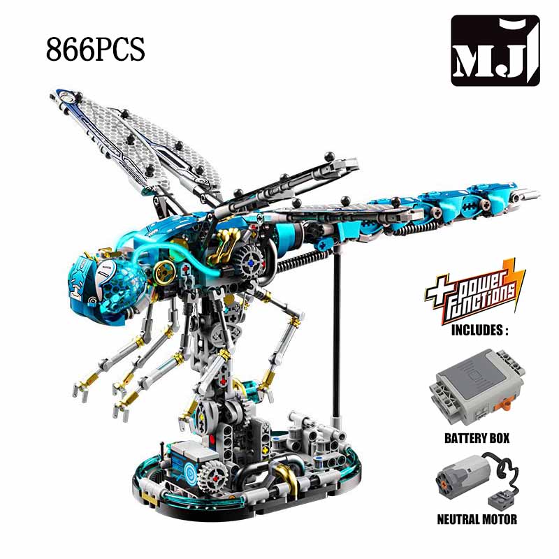 Model Kit Robocop - MJ BLOCK Dragonfly Building Blocks Mechanical
