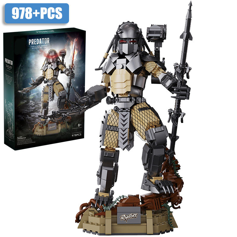 Model Kit Robocop - Creative MOC Predator Alien Figures Building