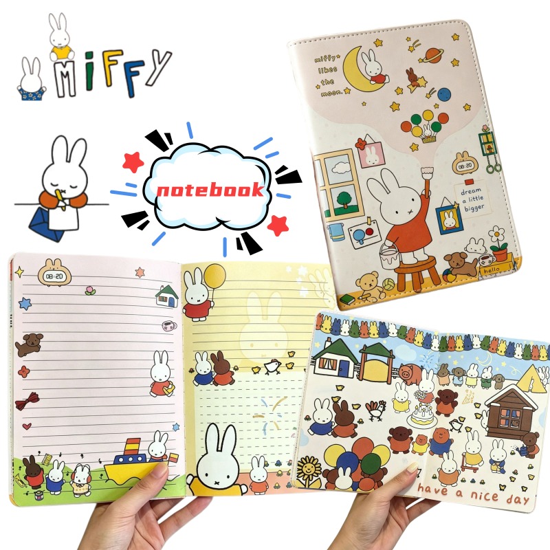 Model Kit New - New B6 Miffy Cute Notebook Illustrated