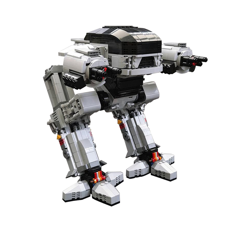 Model Kit Robocop - Gobricks UCS Scale ED-209 Robot Model
