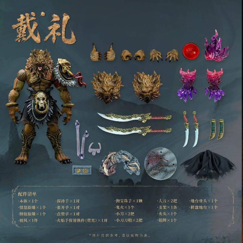 Model Kit Zero - FancyRealm Fengshen Series Meishan Seven Monsters