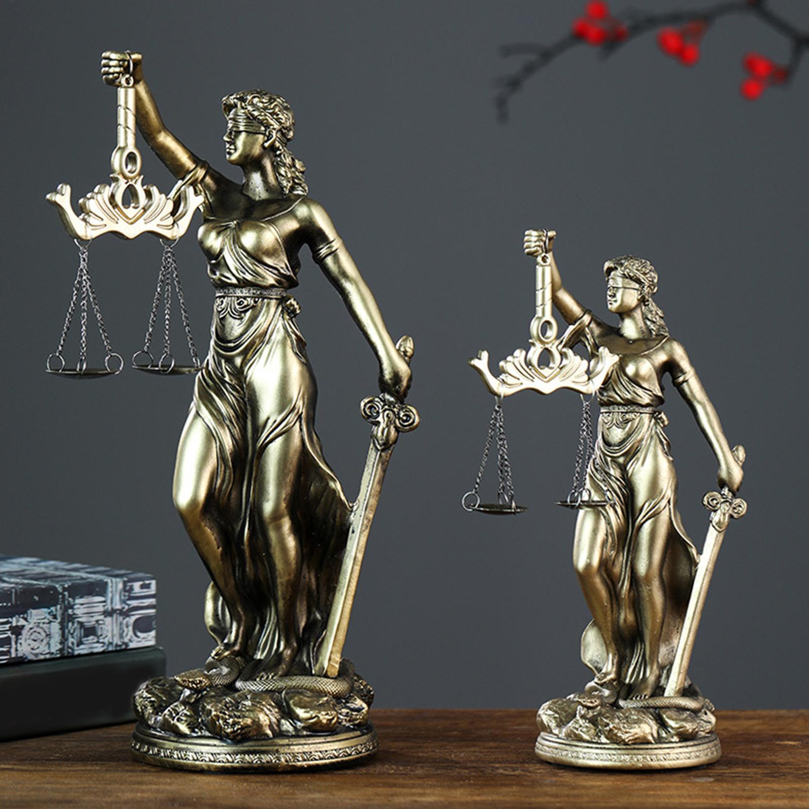 Model Kit Judge - Lady Justice Statue Figurine Scale of