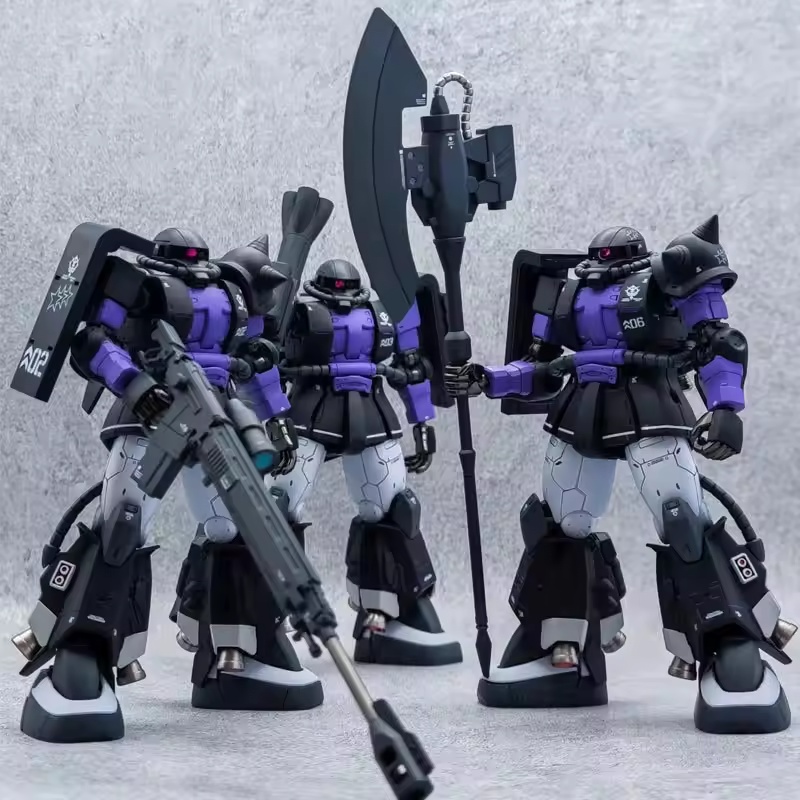 Model Kit Zeta Gundam - Black Sanrensei Zaku Hg 1/144 Gto