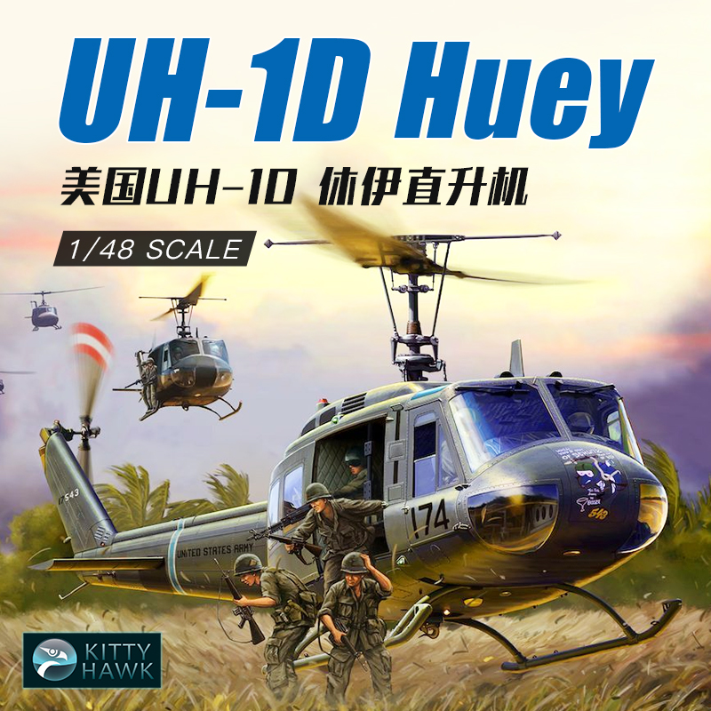 Model Kit Helicopter - Kitty Hawk Assembled Aircraft Model Kit