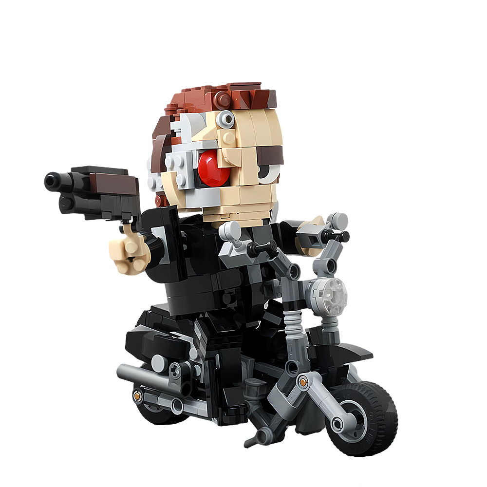 MOC Mechanical Terminator T-80 - đánh giá và giá Model Kit Robocop