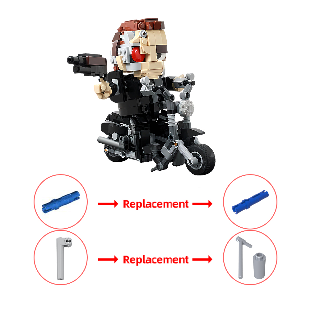 MOC Mechanical Terminator T-80 - đánh giá và giá Model Kit Robocop