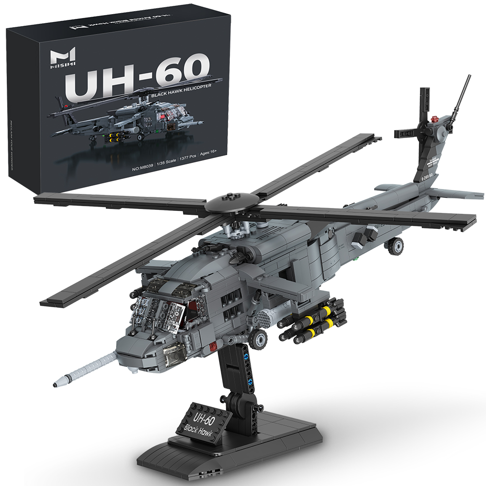 MISINI M8039 1:35 UH-60 Black  - đánh giá và giá Model Kit Helicopter