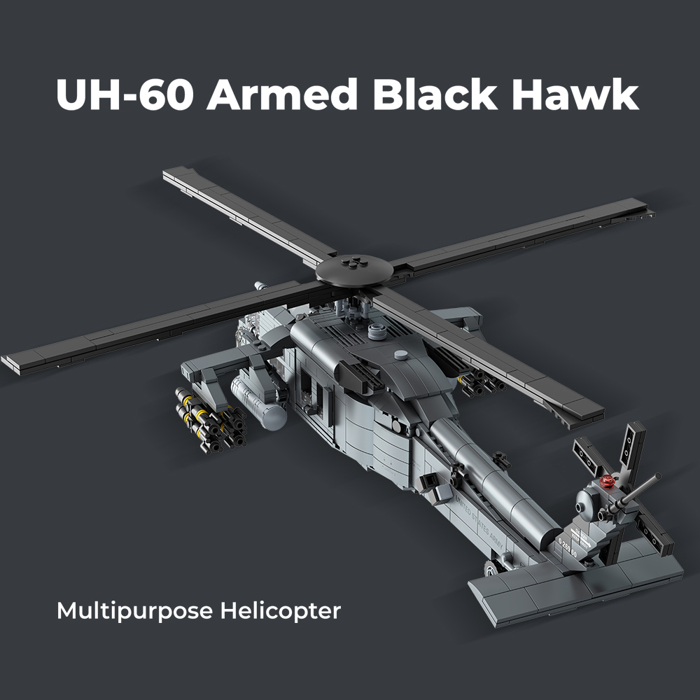 MISINI M8039 1:35 UH-60 Black  - đánh giá và giá Model Kit Helicopter