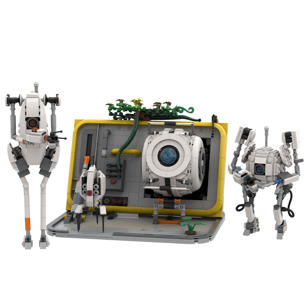 MOC Portal 2 GLaDOS Robot Buil - đánh giá và giá Model Kit Robocop
