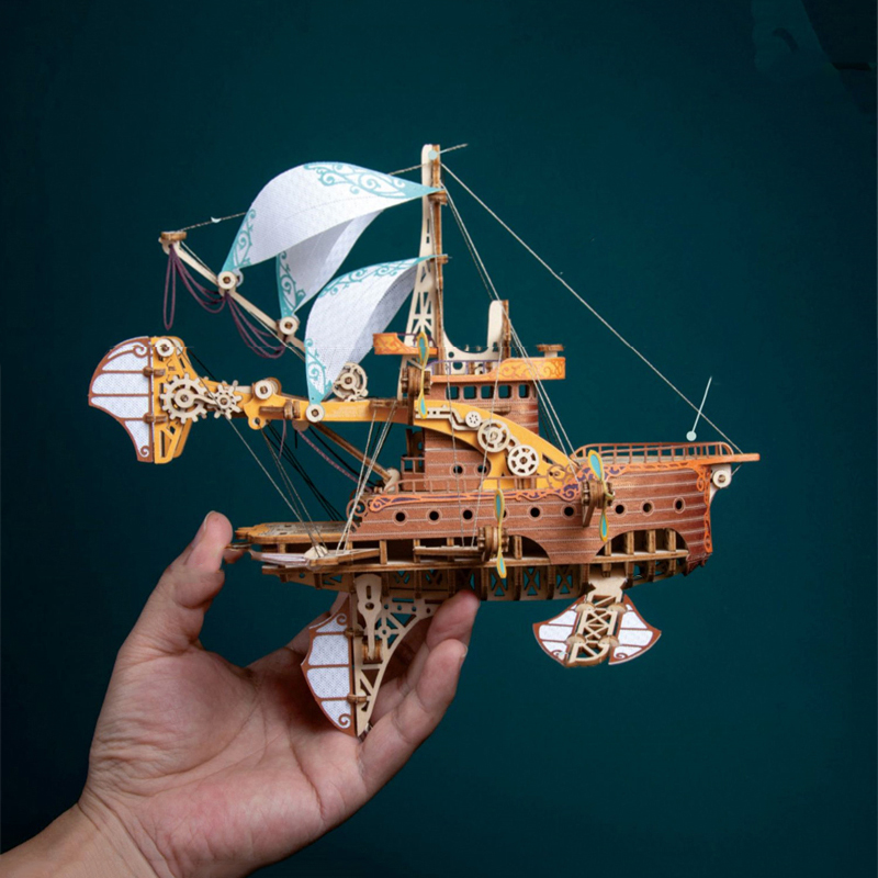 DIY 3D Wooden Puzzle Fantastic - đánh giá và giá Model Kit Glue