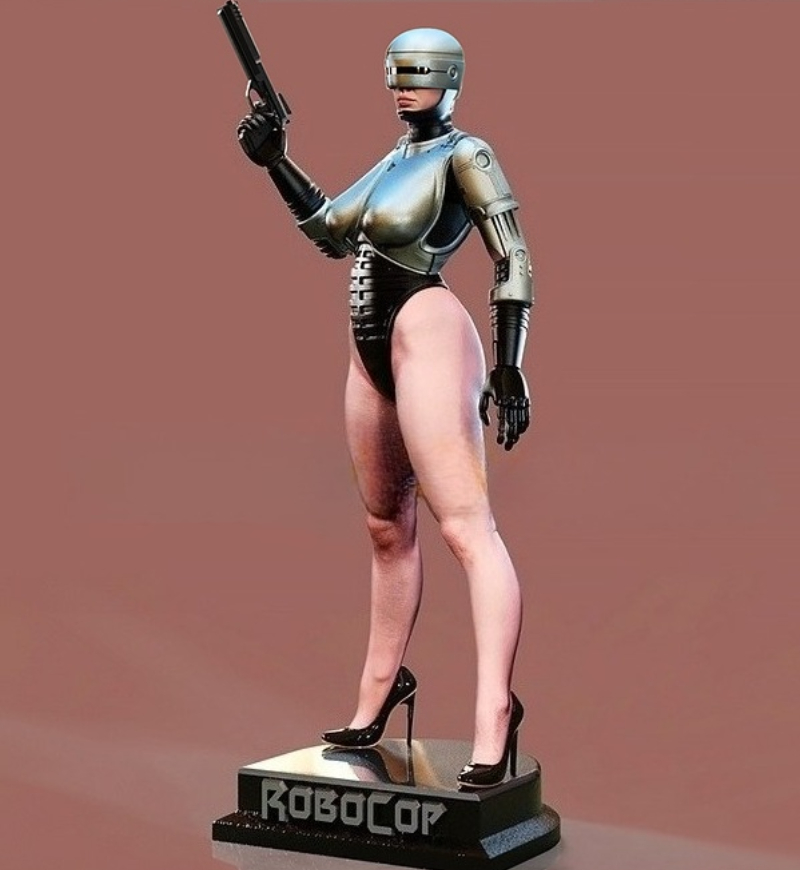1/24 Scale Die-Cast Resin Figu - đánh giá và giá Model Kit Robocop