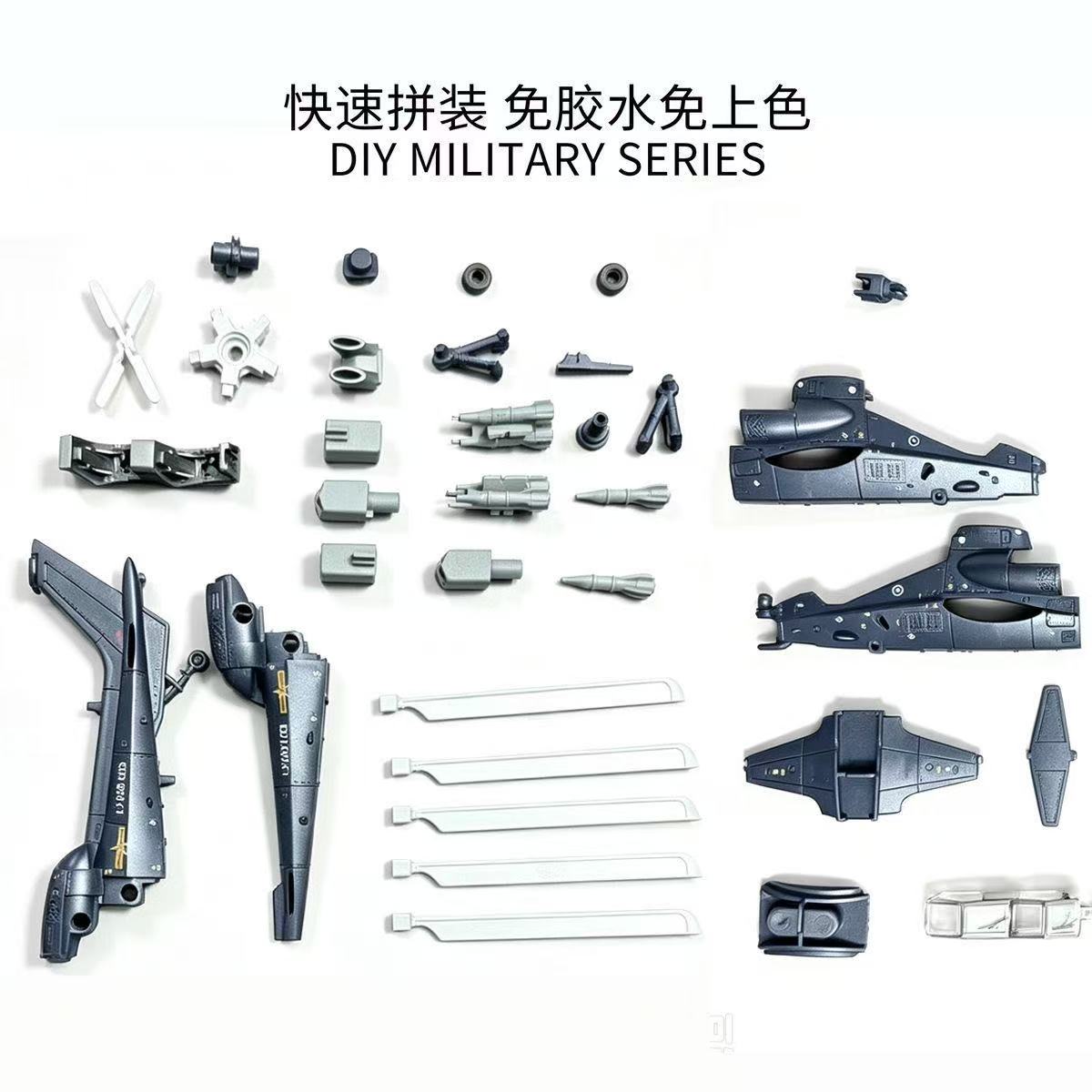 NEW 1:72 Scale Z-10 Quick Buil - đánh giá và giá Model Kit Helicopter