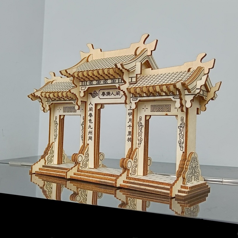 3D Đồ Chơi Xếp Hình Bằng Gỗ Xâ - đánh giá và giá Model Kit Yamato Space