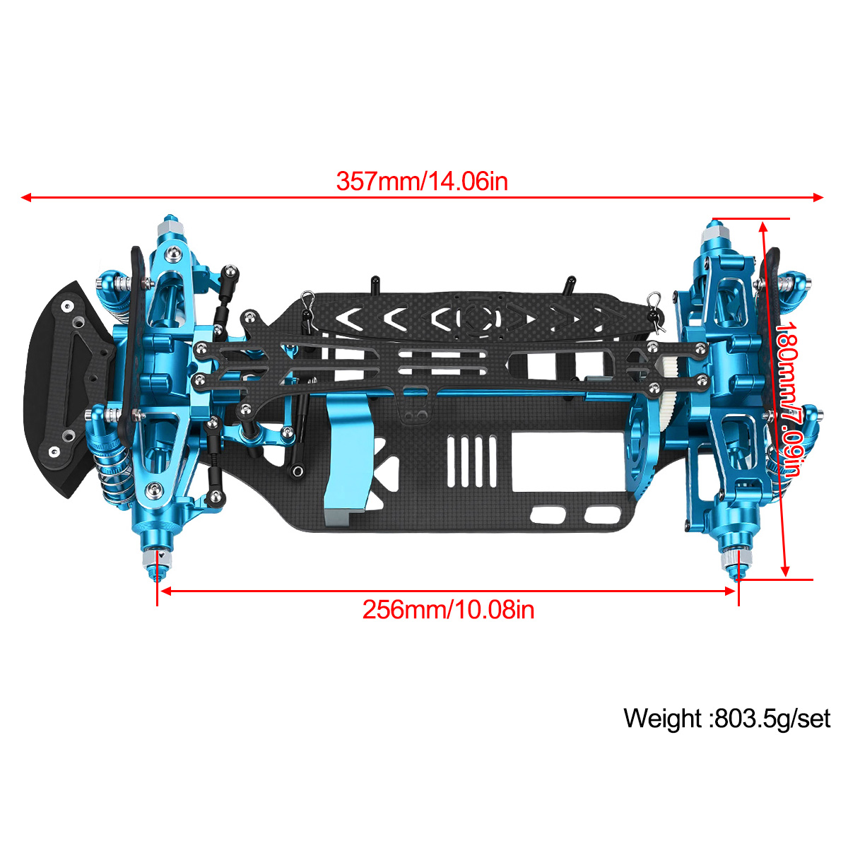 Aluminum & Carbon Fiber Frame  - đánh giá và giá Model Kit Helicopter