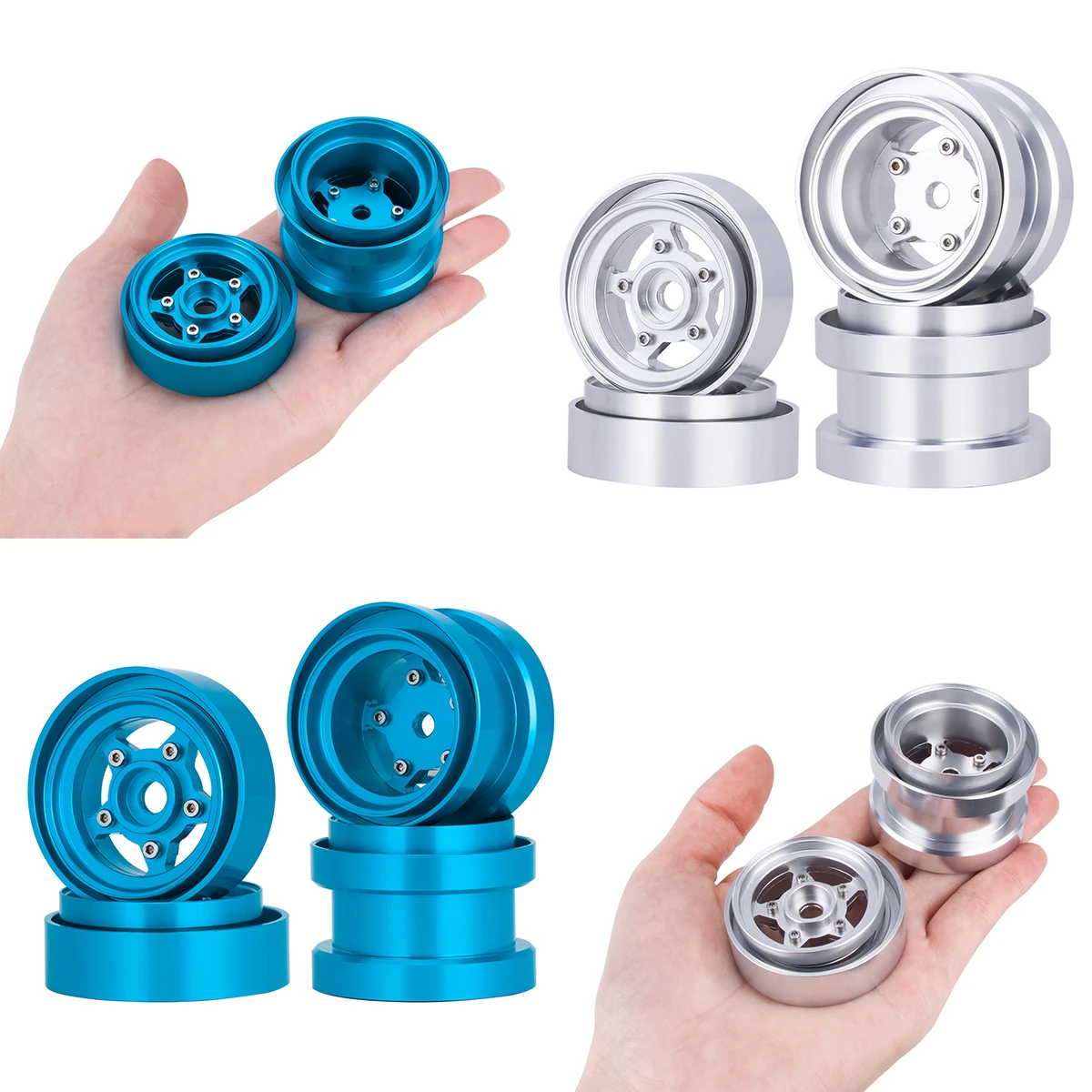 Aluminum Beadlock Wheels for 1 - đánh giá và giá Model Kit Helicopter