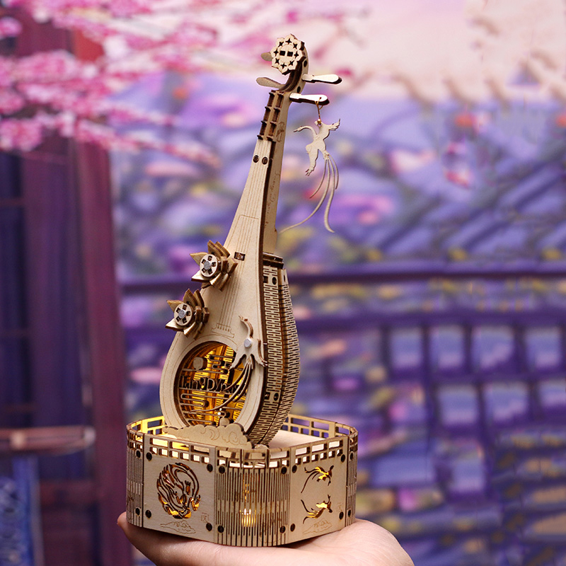 DIY 3D Wooden Puzzle Miniature - đánh giá và giá Model Kit Glue