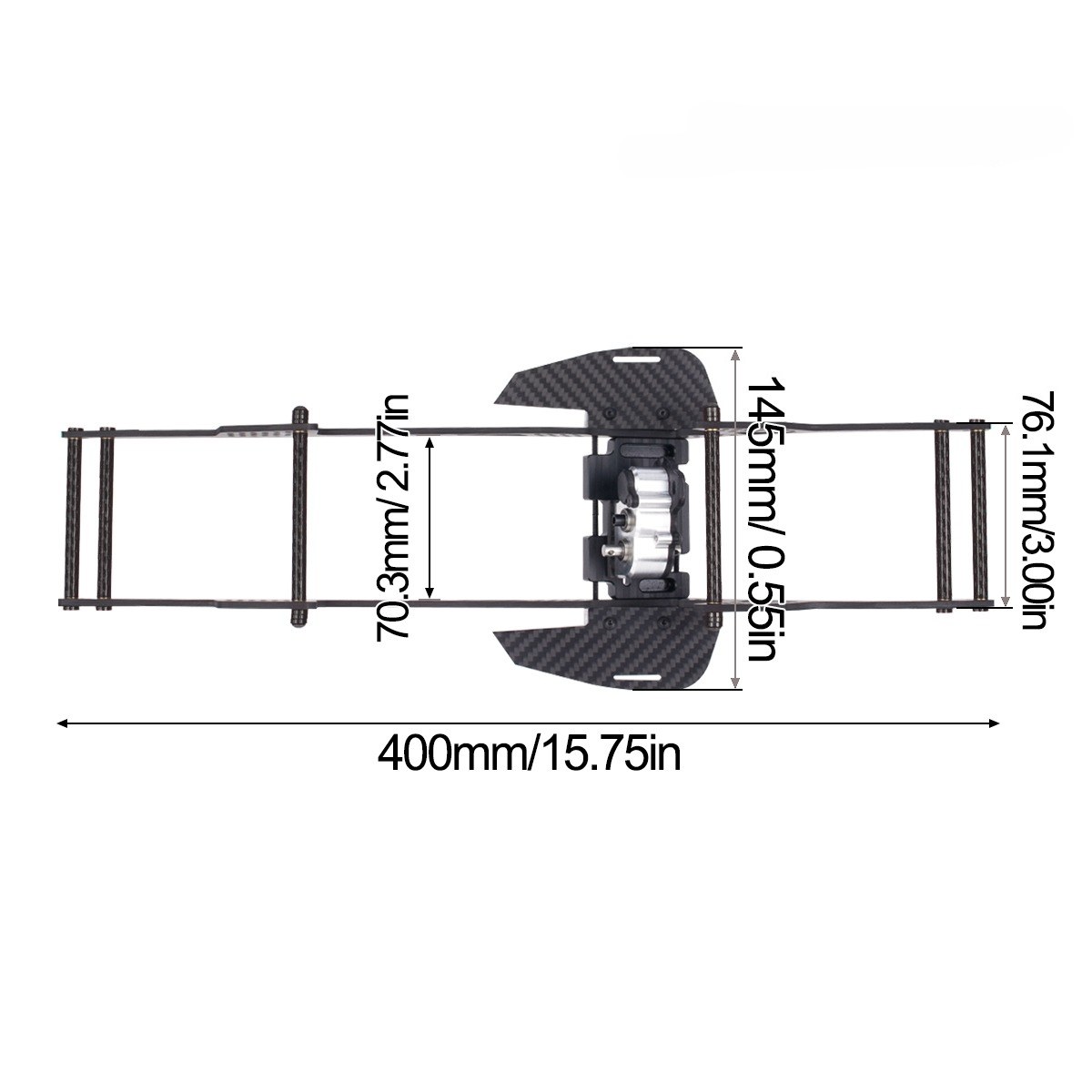 LCG Chassis Kit for 1/10 RC Cr - đánh giá và giá Model Kit Helicopter