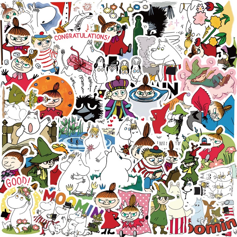 New Moomin Valley 50PCS Sticke - đánh giá và giá Model Kit New