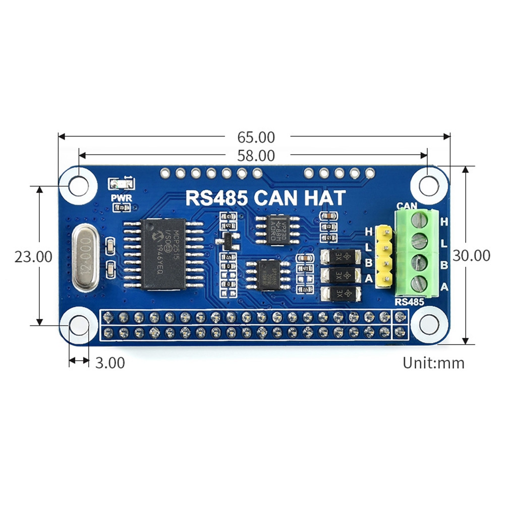 ABFKL Waveshare MCP2515 RS485  - đánh giá và giá Model Kit Zero