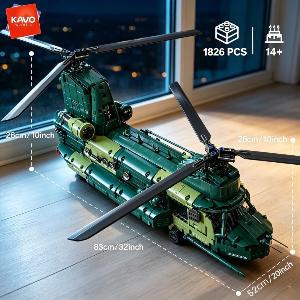 KAVOWORLD 1826pcs 32inch Large - đánh giá và giá Model Kit In Era